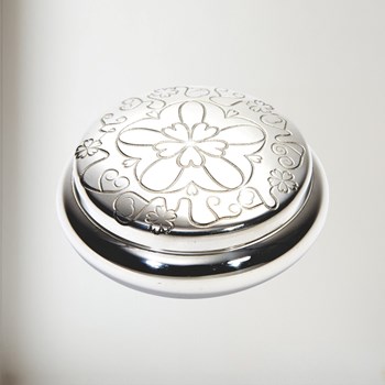Yorkshire Rose Pewter Trinket Box Yorkshire Rose pewter trinket Box