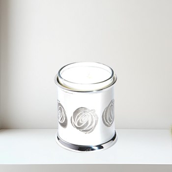 Charles Rennie Mackintosh Rose Pewter Candle Votive Charles Rennie Mackintosh Rose Pewter Candle Votive