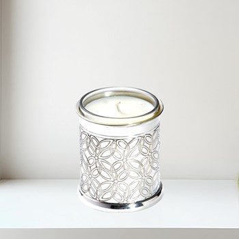 Triquetra Pewter Candle Votive Holder Triquetra Pewter Candle Votive Holder