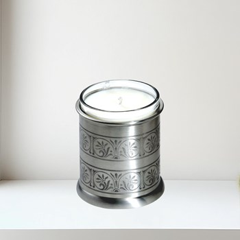 Medieval Antique Finish Pewter Candle Votive