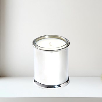 Plain Pewter Candle Votive Plain Pewter Candle Votive