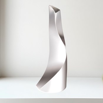 Large Twist Pewter Vase By Catherine Tutt Large Twist Pewter Vase by Catherine Tutt