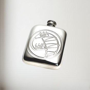 Knox 4oz Pewter Pocket Flask Knox 4oz pewter pocket flask