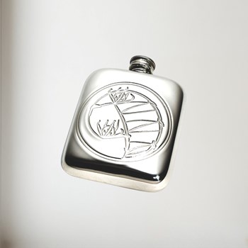 Knox 4oz pewter pocket flask