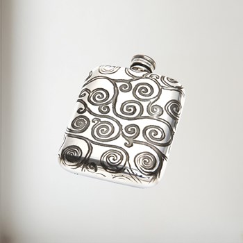 Tree Of Life 4oz Pewter Pocket Flask Tree of Life 4oz pewter Pocket Flask
