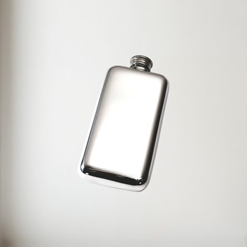 3oz Plain Pewter Pocket Flask