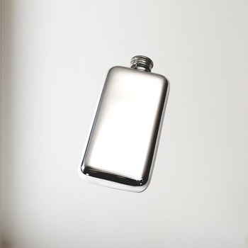 3oz Plain Pewter Pocket Flask