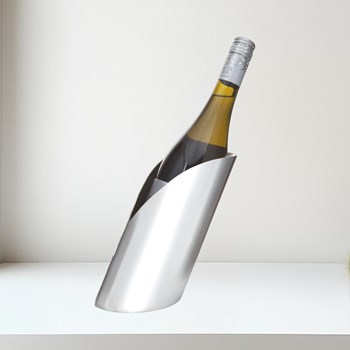Pewter Envelop Wine Bottle Holder