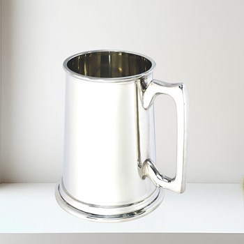 Plain Two Pint Pewter Tankard Plain 2 PINT Pewter Tankard