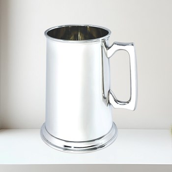 Plain Giant Three Pint Pewter Tankard Giant Tankard 3pt