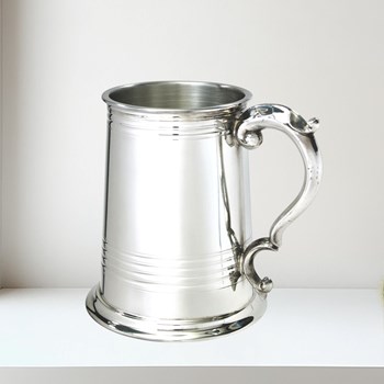 Worcester One Pint Pewter Tankard Worcester Pewter Tankard