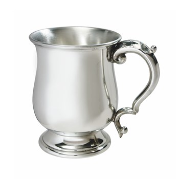 Classic Georgian One Pint Pewter Tankard Standard Georgian 1 pint pewter Tankard