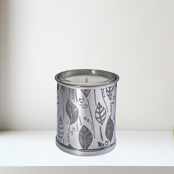 Leaf Pewter Candle Votive Leaf Pewter Candle Votive