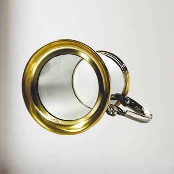 Wortley Glass Base  pewter and brass tankard