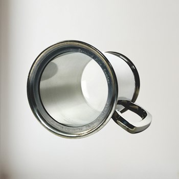 Plain 1 pint PewterTankard with Glass Base