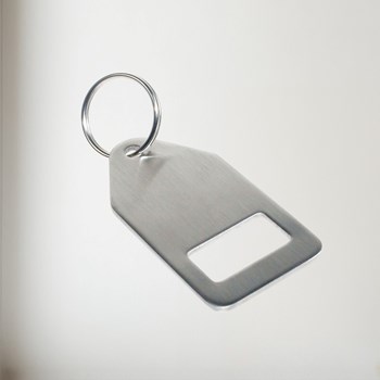 Stainless Steel Bottle opener keyring