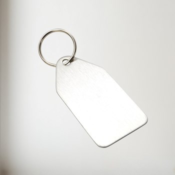 Stainless Steel Lugage Label Keyring