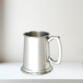 Half Pint Standard Plain Pewter Tankard Half Pint Standard Plain Pewter Tankard