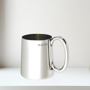 Half Pint Imperial pewter tankard