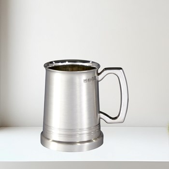 Half Pint Hereford X Range Heavy Pewter Tankard Half Pint Hereford X Range Heavy Pewter Tankard