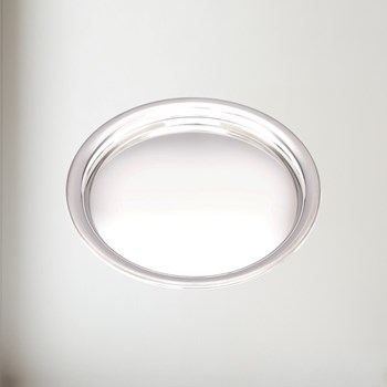 Small 170Mm Round Pewter Tray