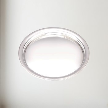 Small 170Mm Round Pewter Tray Small 170Mm Round Pewter Tray