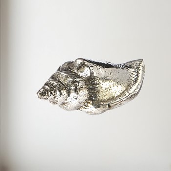 Cast Pewter Small Sea Snail Ornament Cast Pewter Small Sea Snail ornament