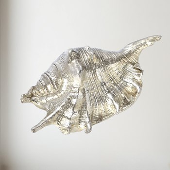 Cast Pewter Spider Conch Shell Ornament Cast pewter Spider Conch shell ornament