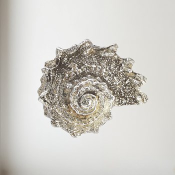Cast Pewter Spikey Shell ornament