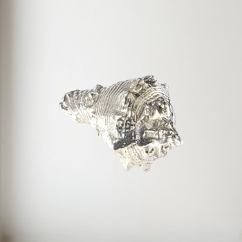 Cast Pewter Conch Shell Ornament