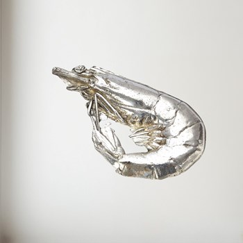 Cast Pewter Crevette ornament
