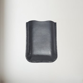 Black Leather Pouch to fit 3oz pocket flasks