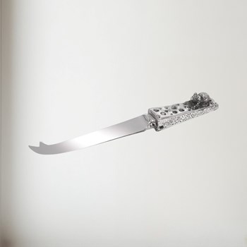 Cast Pewter Mouse Cheese Knife Cast Pewter Mouse Cheese Knife