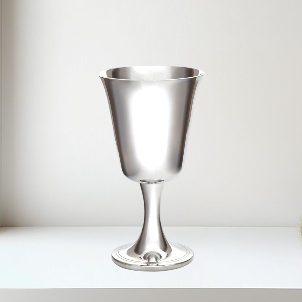 Large Pewter Bell Goblet Large Pewter Bell Goblet