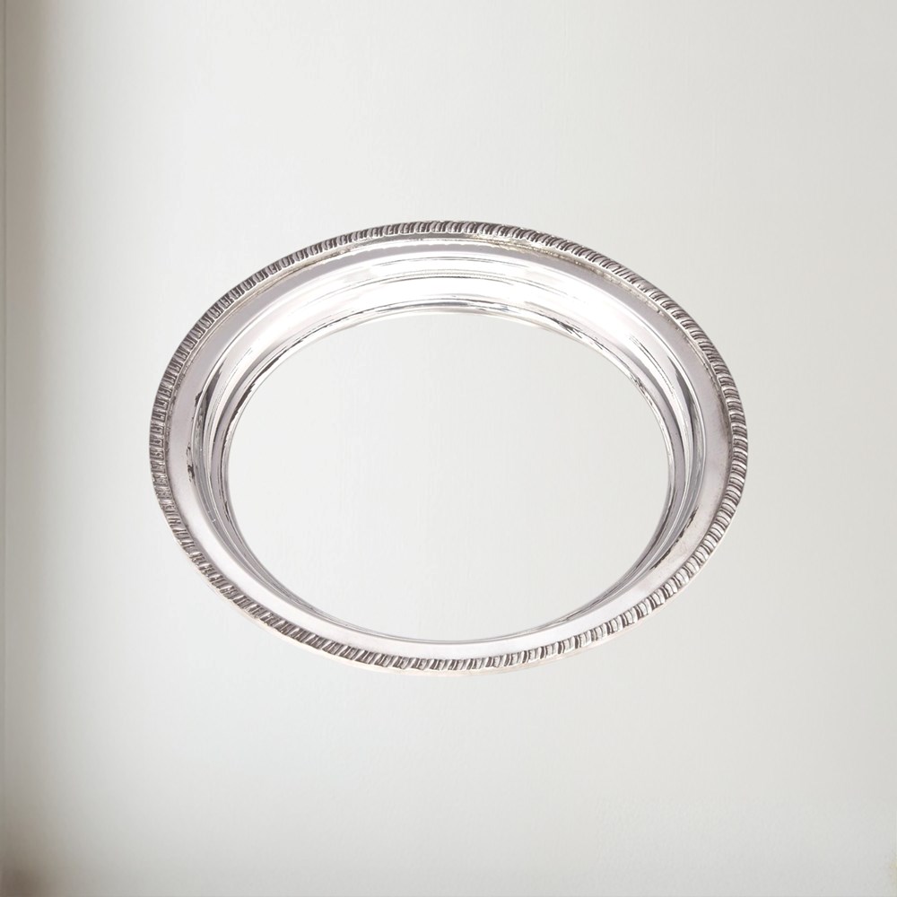 Small Gadroon Rim Pewter Tray Small Gadroon Rim Pewter Tray