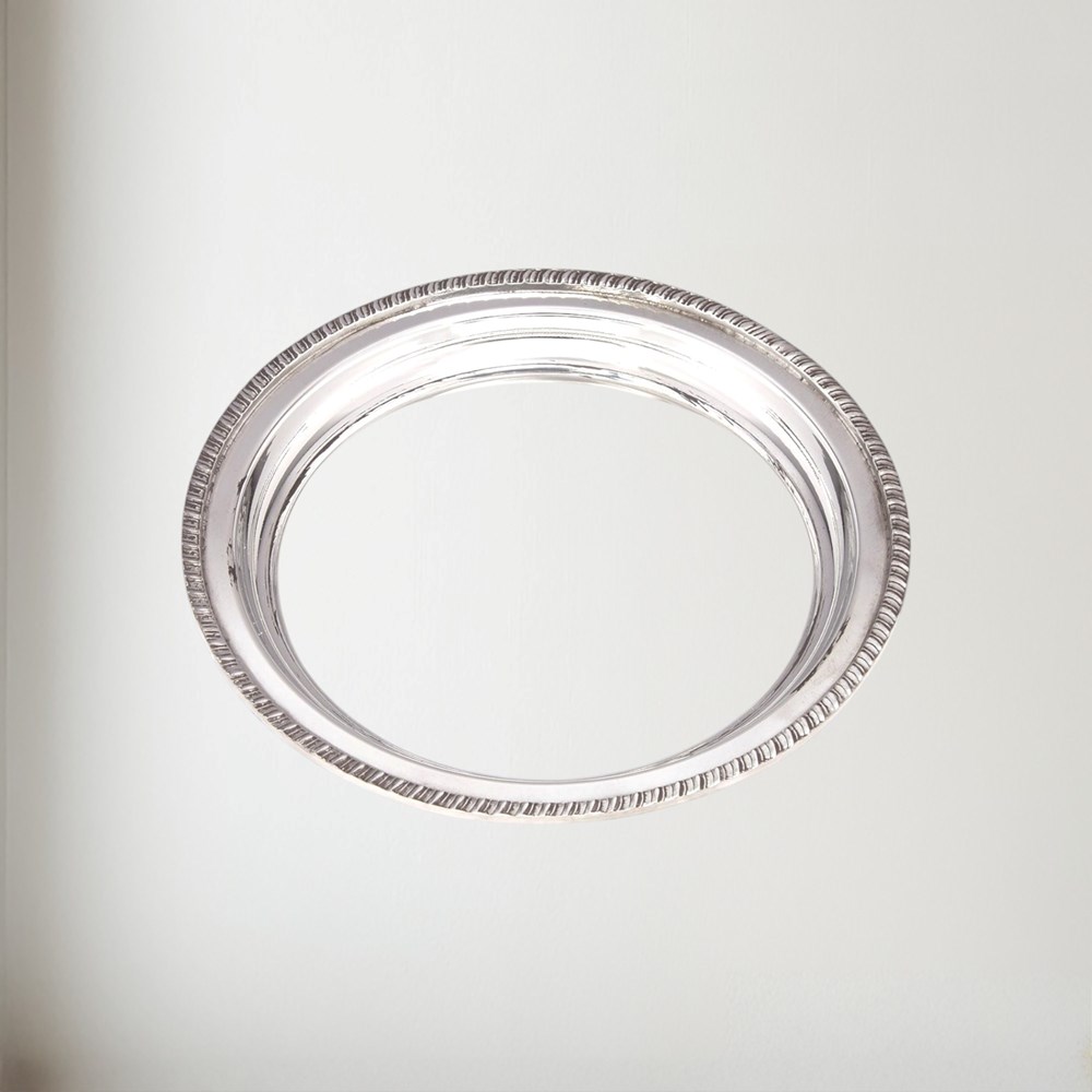 Small Gadroon Rim Pewter Tray Small Gadroon Rim Pewter Tray