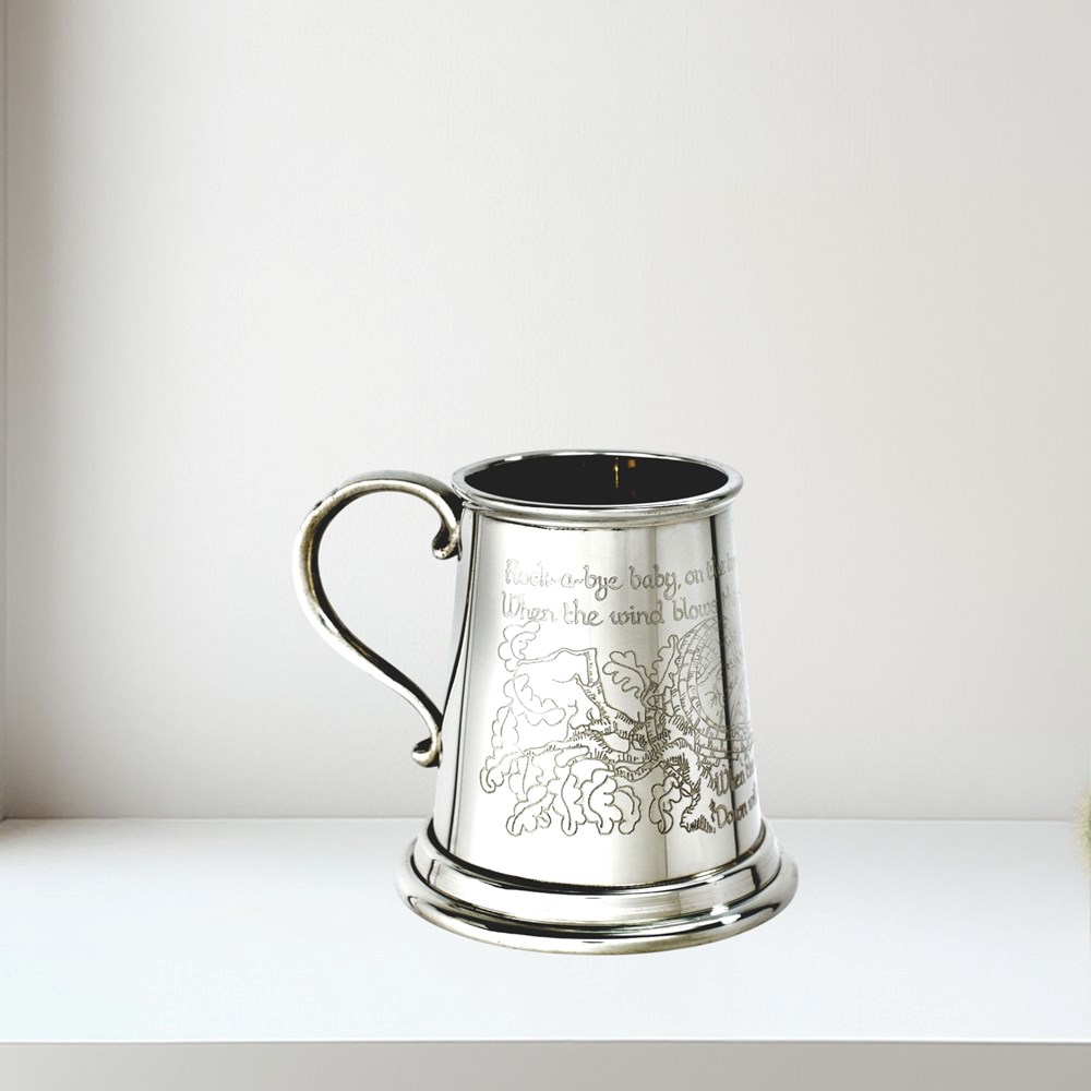 Rock A Bye Baby Quarter Pint Baby Mug Rock A Bye Baby quarter pint Baby Mug