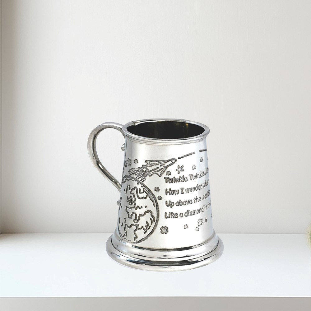 Twinkle Twinkle Little Star Pewter Baby Mug Twinkle Twinkle Little Star Pewter Baby Mug