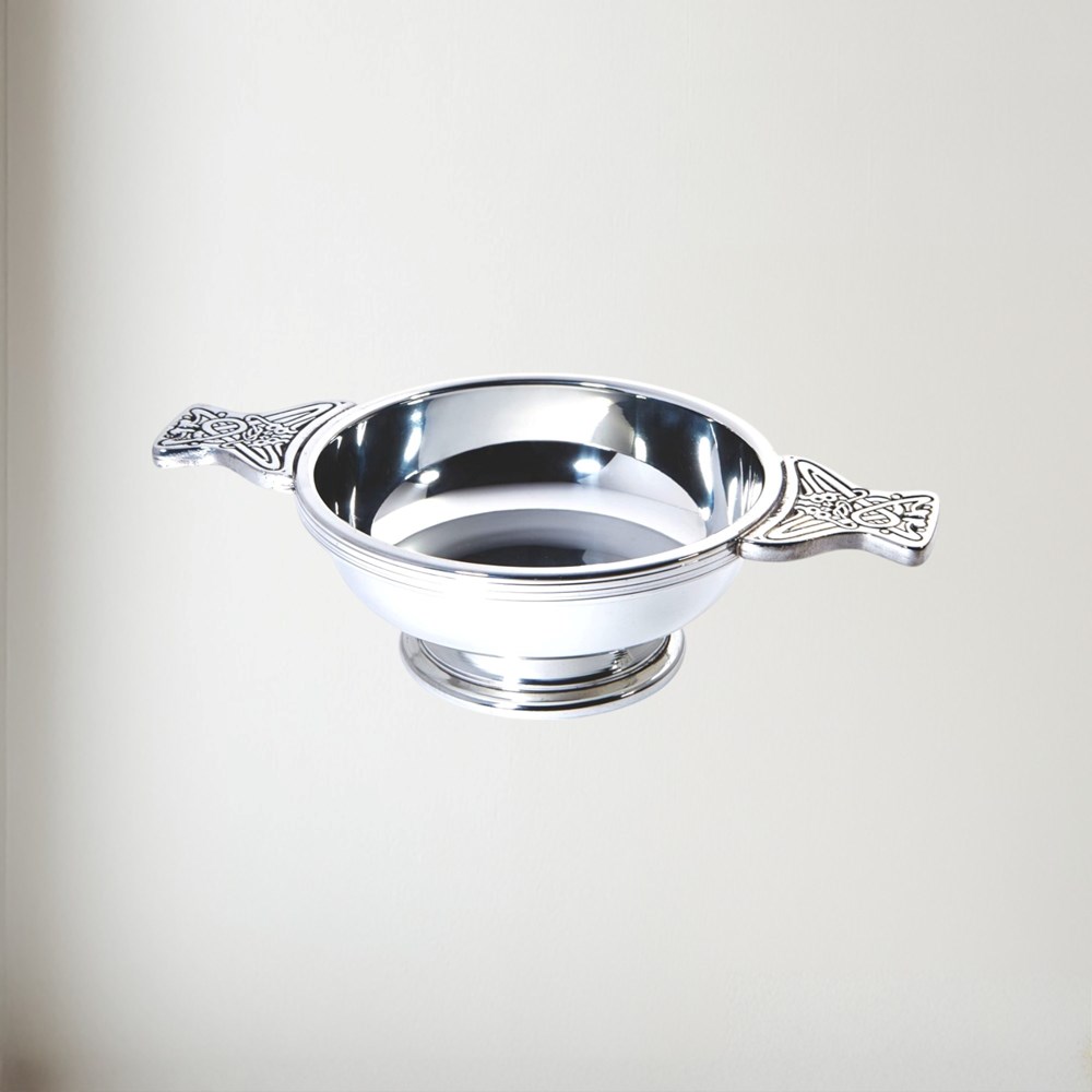 Large Pewter Quaich