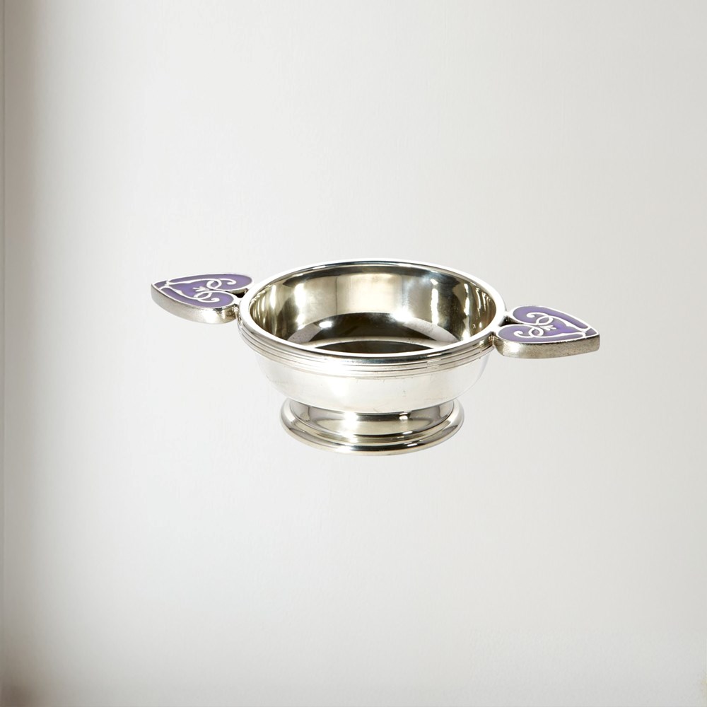 Standard Purple Heart Of The Highlands Quaich 43ST-HH Standard Purple Heart of the Highlands Quaich