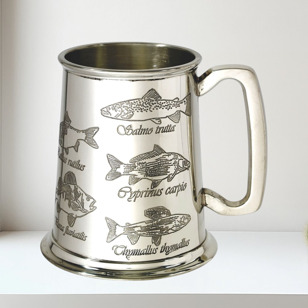Fish One Pint Pewter Tankard Fish 1 pint pewter Tankard