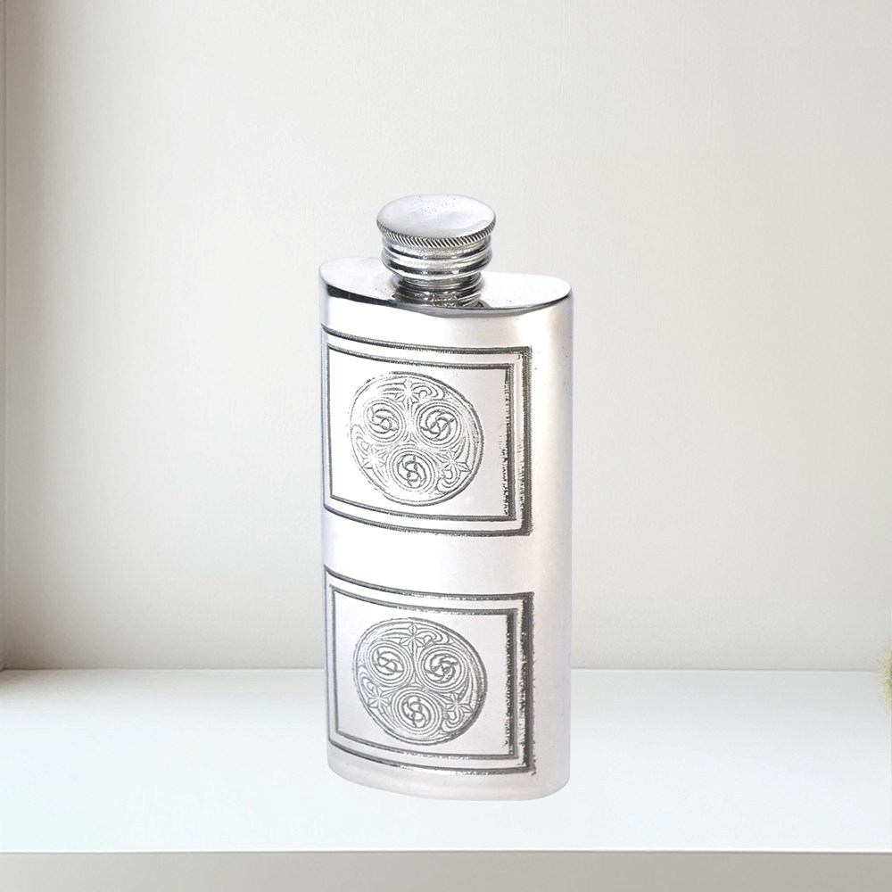 2oz Kells Purse Pewter Purse Flask 2oz Kells Purse Pewter Purse Flask
