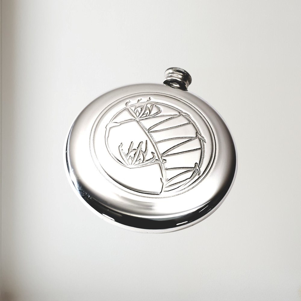 Knox 4oz Pewter Sporran Flask Knox 4oz sporran flask