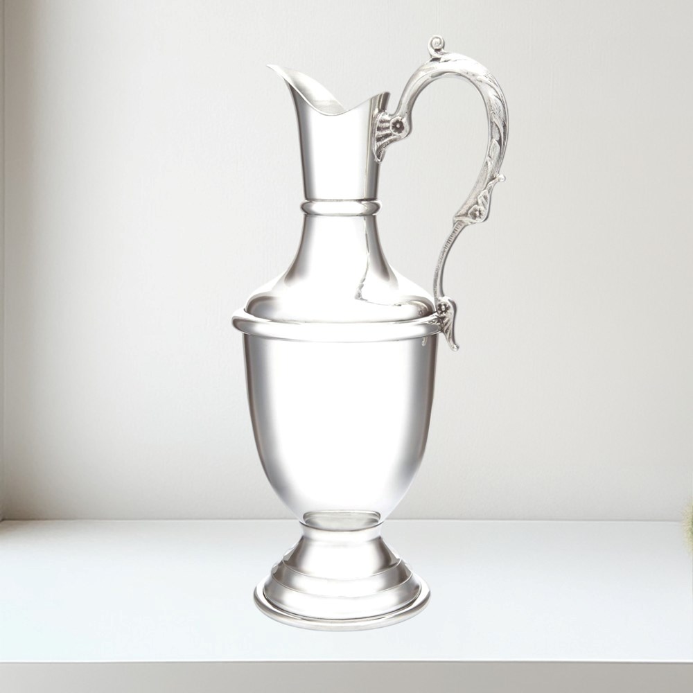 Large Pewter Claret Jug