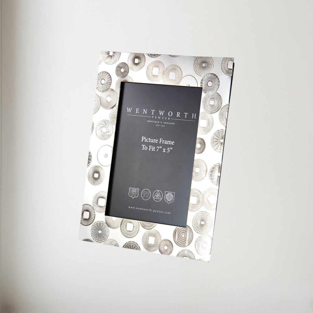 Millstones Pewter 6"X4" Picture Frame Millstones Pewter 6"x4" Picture Frame