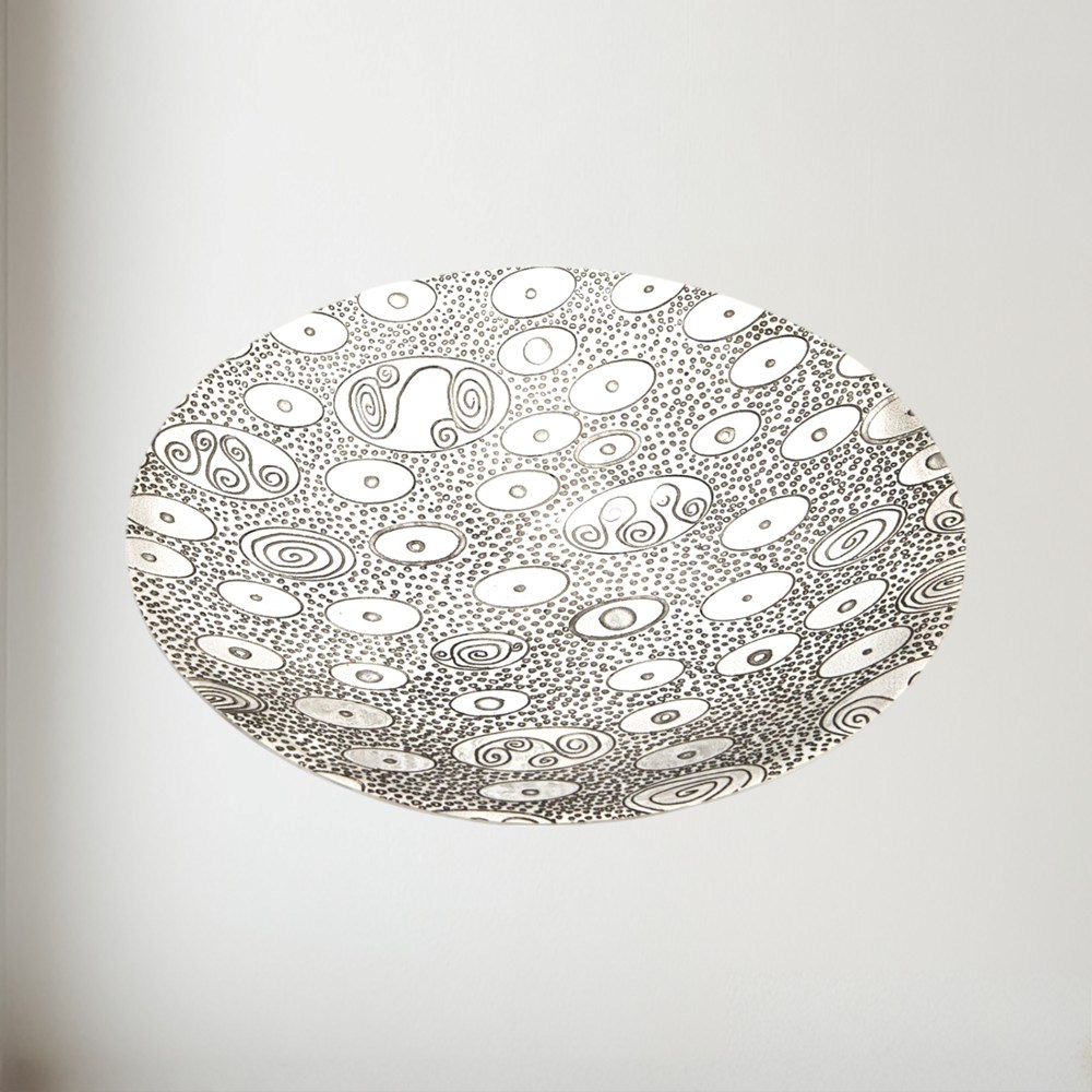 Ovals Pewter Bowl