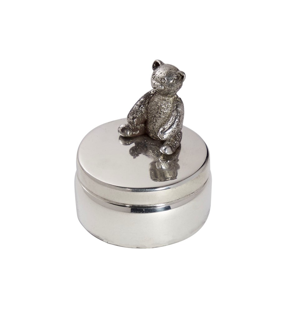 Teddy Pewter Trinket Box Teddy Pewter Trinket Box