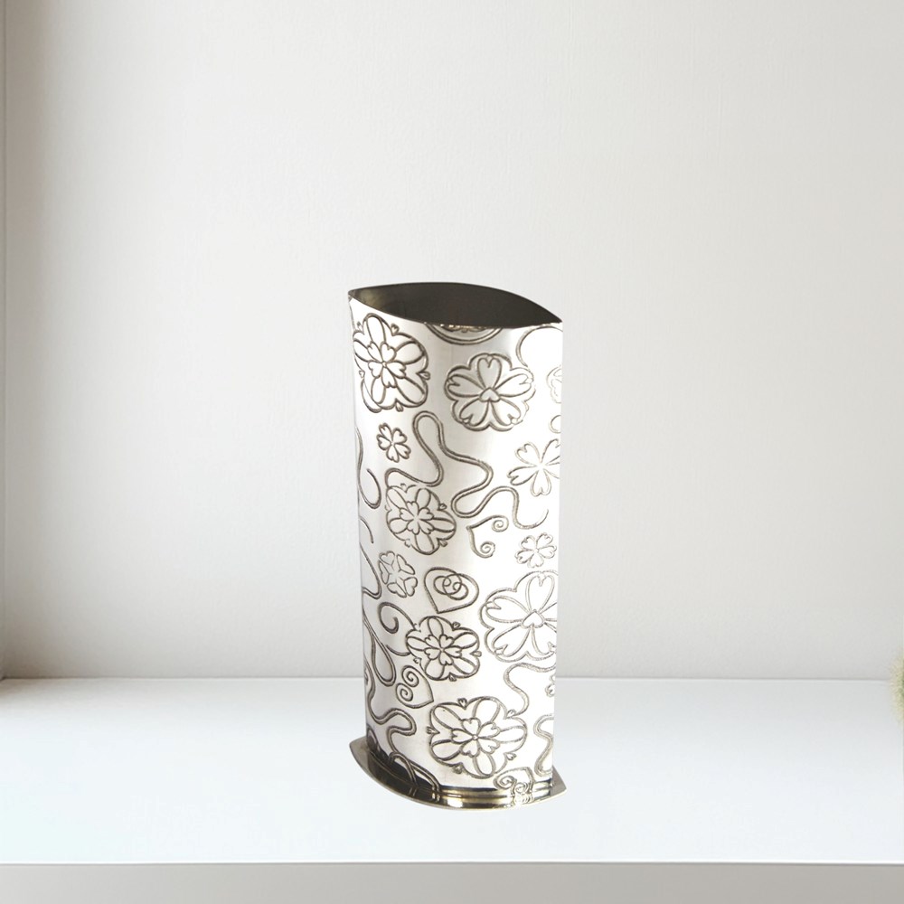 Yorkshire Rose Pewter Bud Vase Yorkshire Rose Pewter Bud Vase