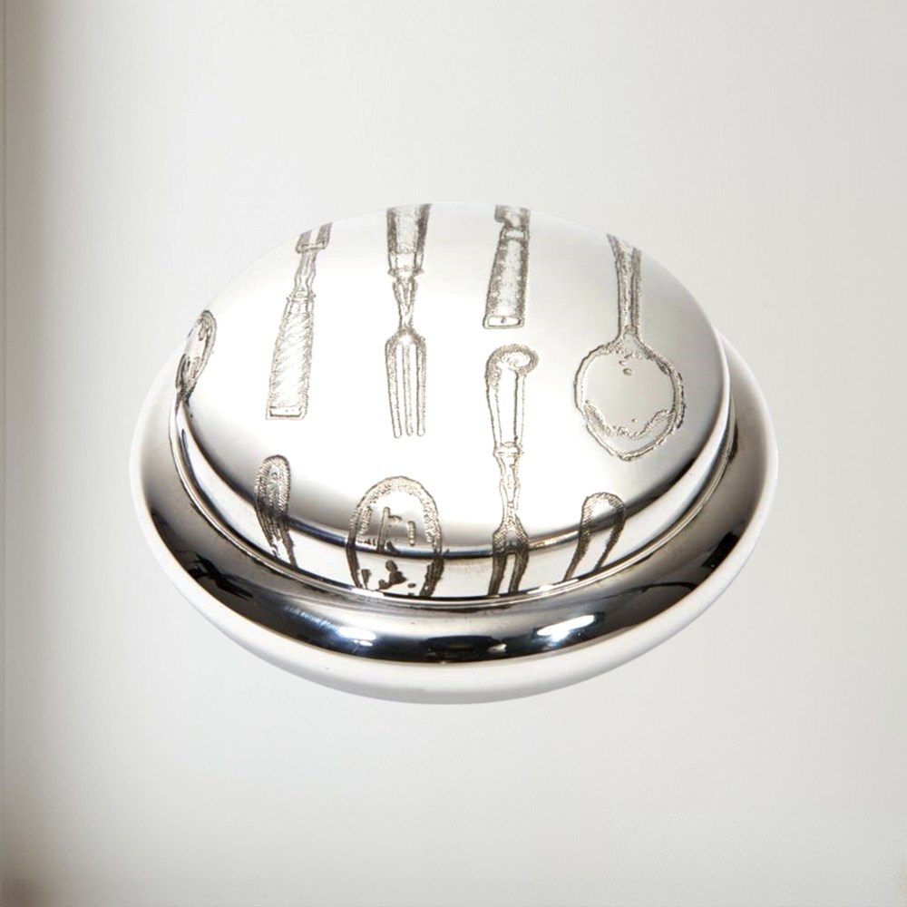 Knife Fork Spoon Pewter Trinket Box Knife fork spoon trinket box