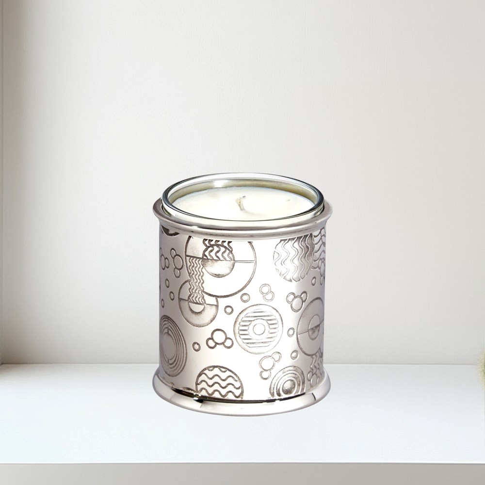 Retro Pewter Candle Votive Retro Pewter Candle Votive